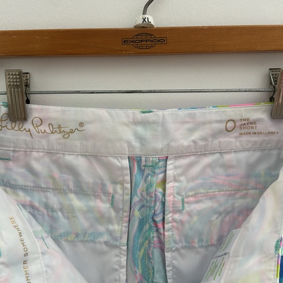 Lilly Pulitzer Jayne Short size 0 100% cotton front and back pocket - Picture 4 of 5